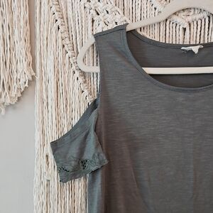 Adiva Charcoal Gray Women's Tank Top